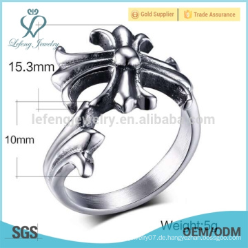 Antike Silber Gothic Ring Schmuck, Punk Rock Ringe